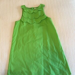 Bright green Jacadi twill dress cute for summer!